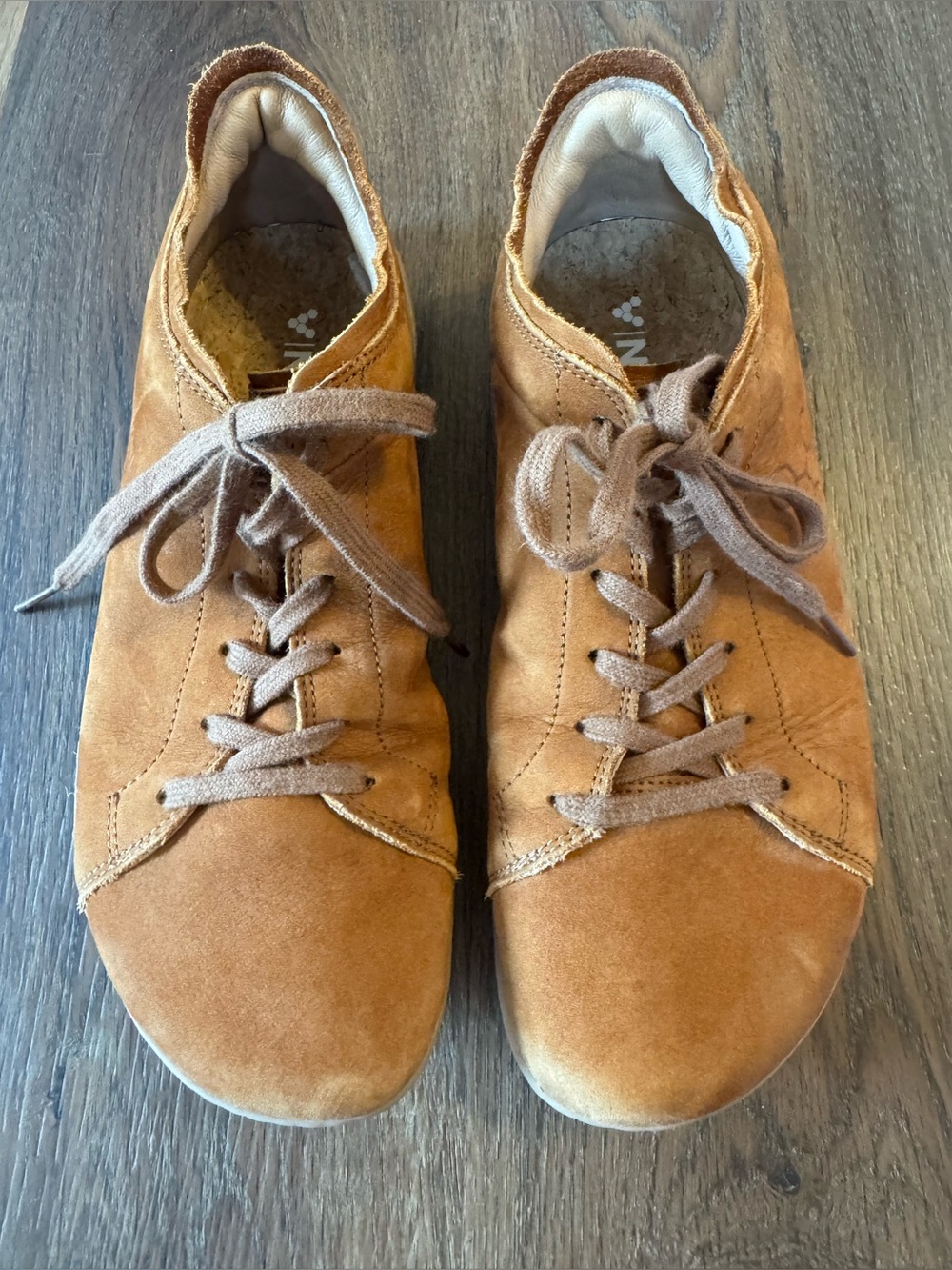 Vivo Barefoot Women's Suede Lace-Up Sneakers - Brown